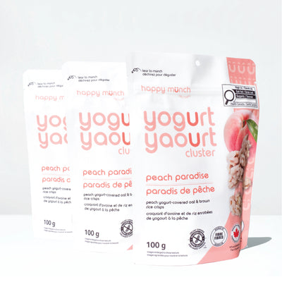 Happy Munch Peach Paradise Yogurt Cluster 3pack