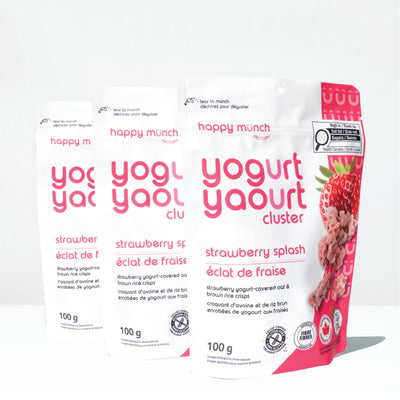 Happy Munch Strawberry Splash Yogurt Cluster 3pack