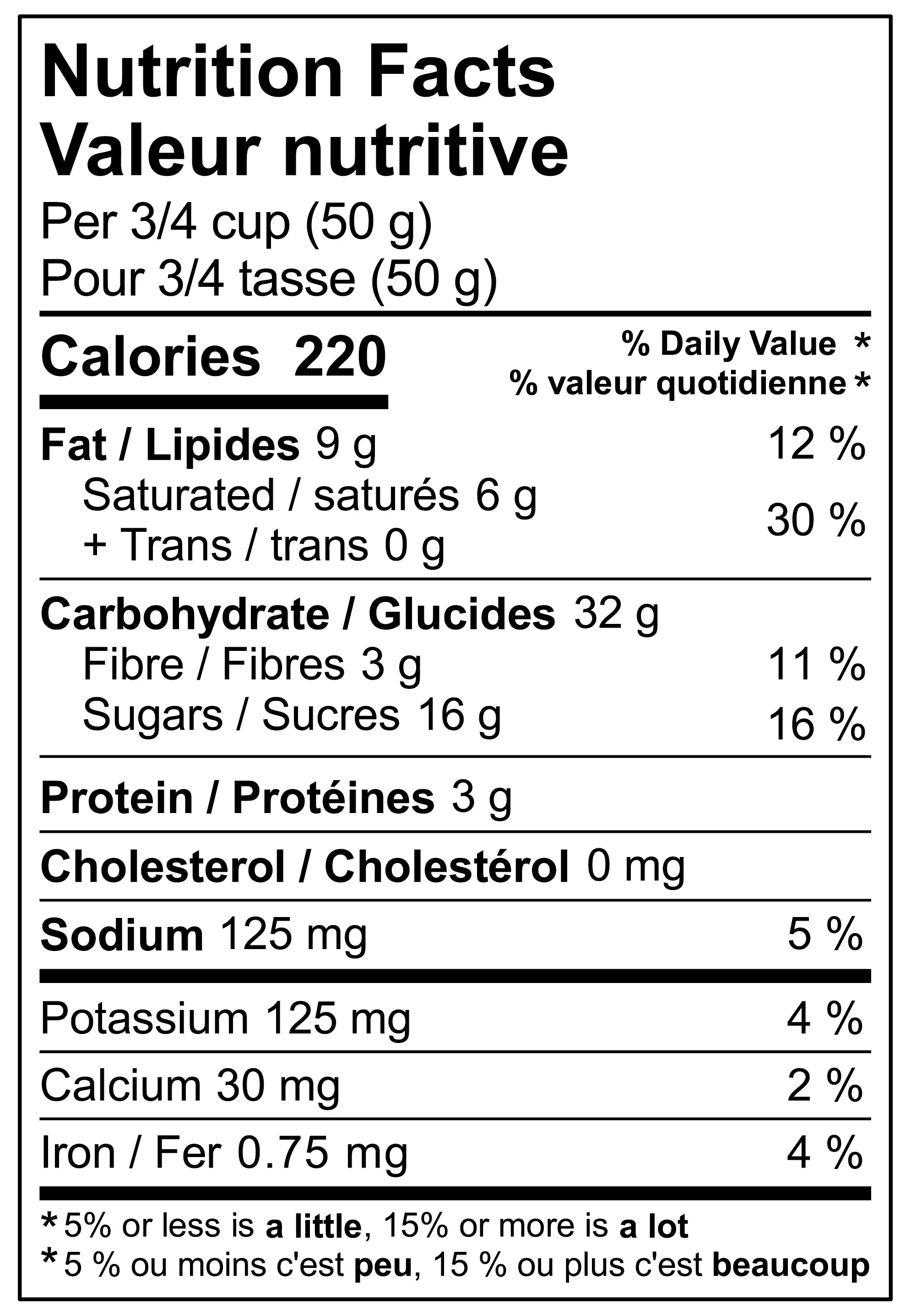 Nutritional Information