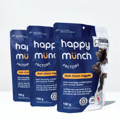 Happy Munch Dark Choco Nugget Pecan Coconut Cluster 3pack