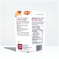 Back of Happy Munch Factory Naked nugget packaging on a white background