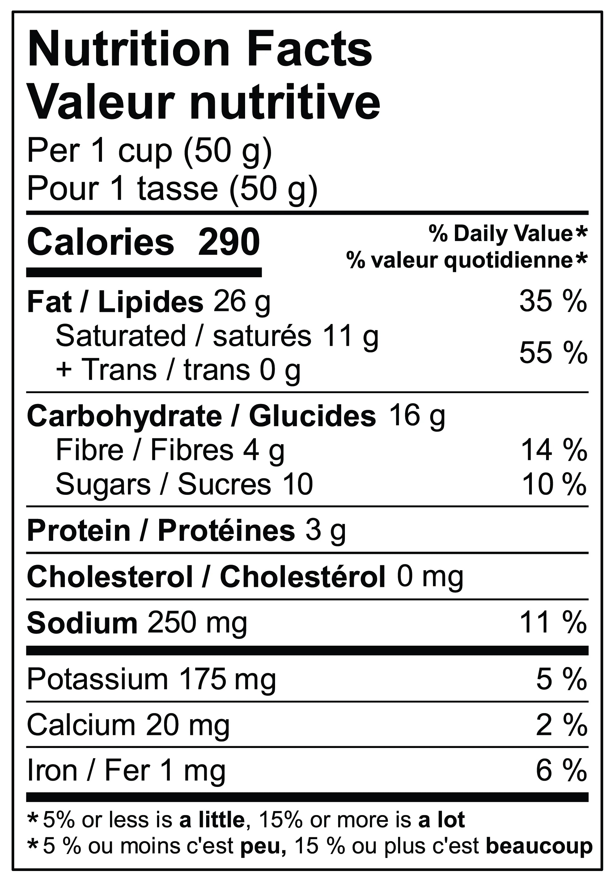 Nutritional Information