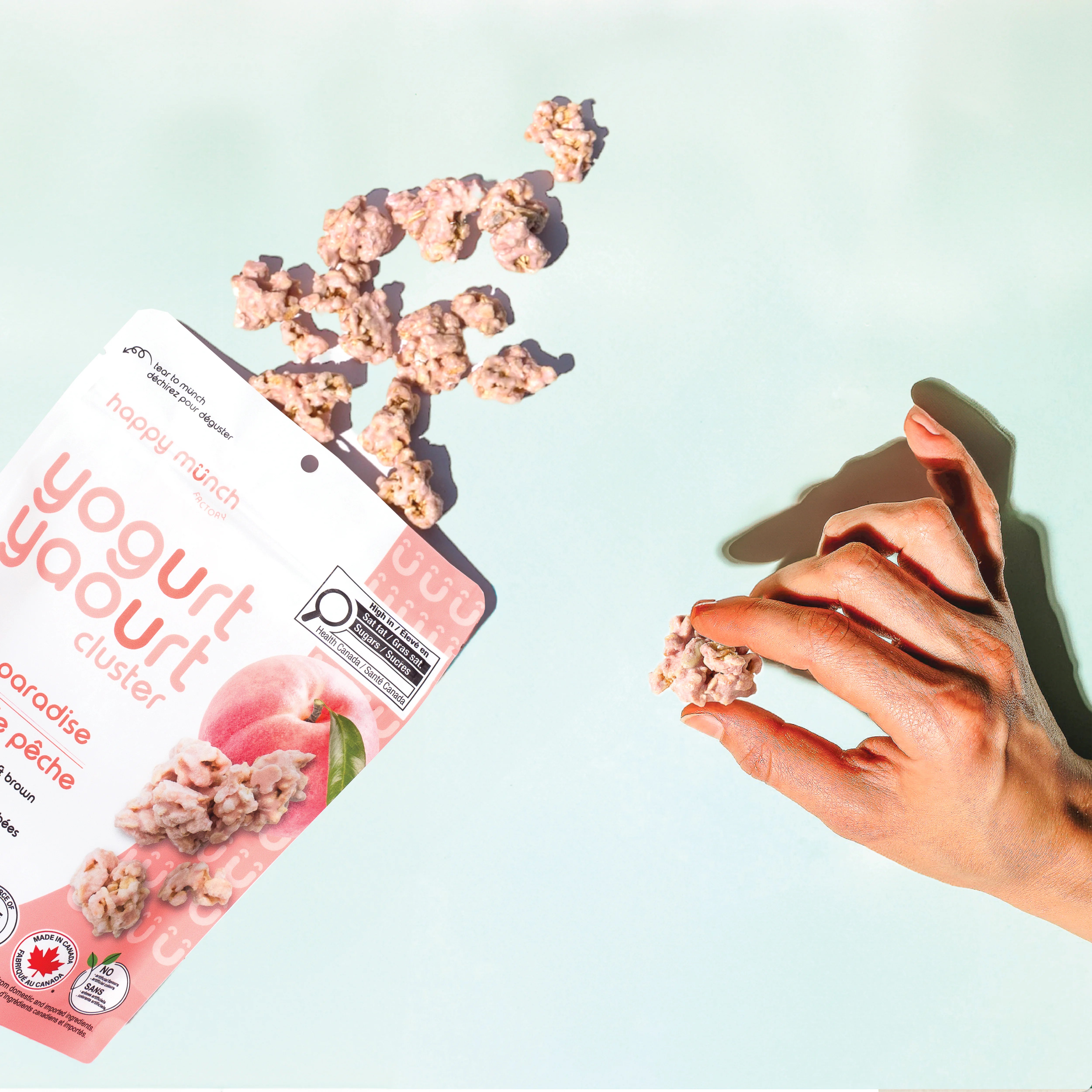 Happy Munch Peach Paradise Yogurt Cluster