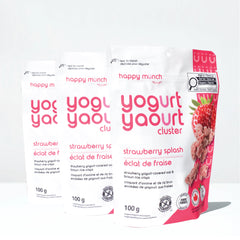 Happy Munch Strawberry Splash Yogurt Cluster 3pack