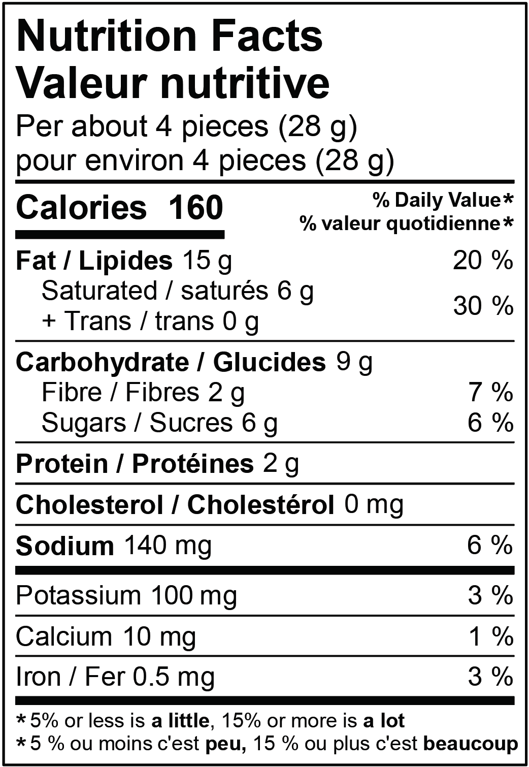 Nutritional Information